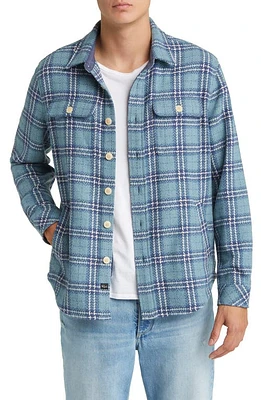 Rails Berkshire Herringbone Check Shirt Jacket Moonlight Wave at Nordstrom,