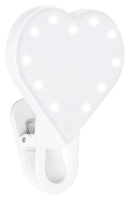 Riki Loves Riki *RIKI Sweetheart Selfie Device & Mirror in White at Nordstrom