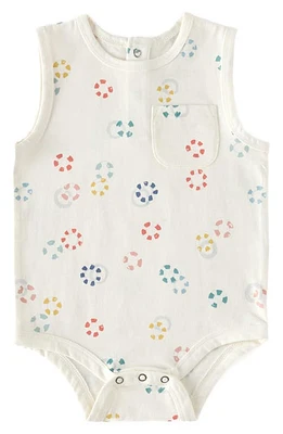 Pehr Organic Cotton Tank Bodysuit Splash at Nordstrom,