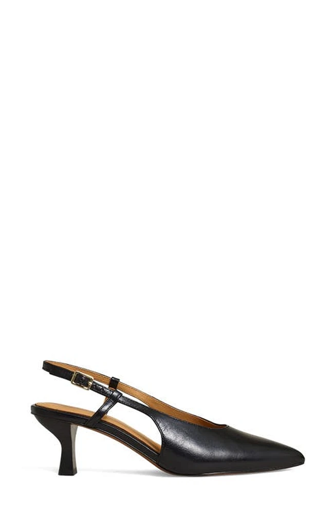 Madewell The Debbie Slingback Pump True Black at Nordstrom,