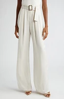 Ramy Brook Amaya Belted Satin Pants at Nordstrom,