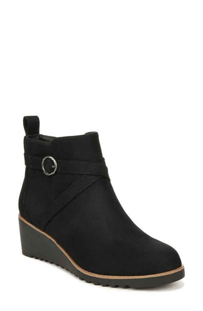 LifeStride Zinfadel Wedge Bootie Black at Nordstrom,