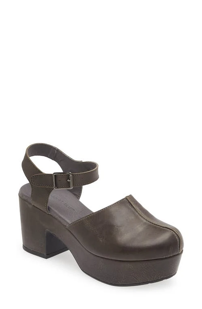 Chocolat Blu Gabrielle Platform Clog Leather at Nordstrom,