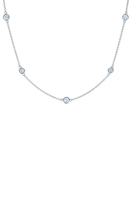 Kwiat Diamond Station Classic Necklace in 18K White Gold at Nordstrom