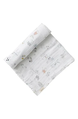 Pehr Celestial Organic Cotton Swaddle in Magical Forest at Nordstrom