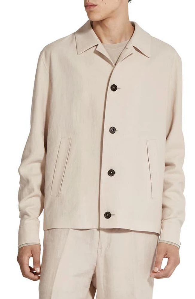 ZEGNA Oasi Linen Chore Jacket Iuta at Nordstrom, Us