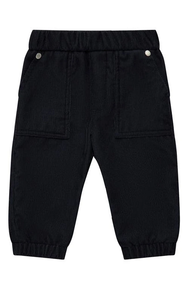 Moncler Kids' Velvet Joggers Blue at Nordstrom,