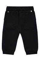 Moncler Kids' Velvet Joggers Blue at Nordstrom,