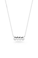 Dana Rebecca Designs Lulu Jack Diamond Bar Pendant Necklace in White Gold at Nordstrom, Size 18