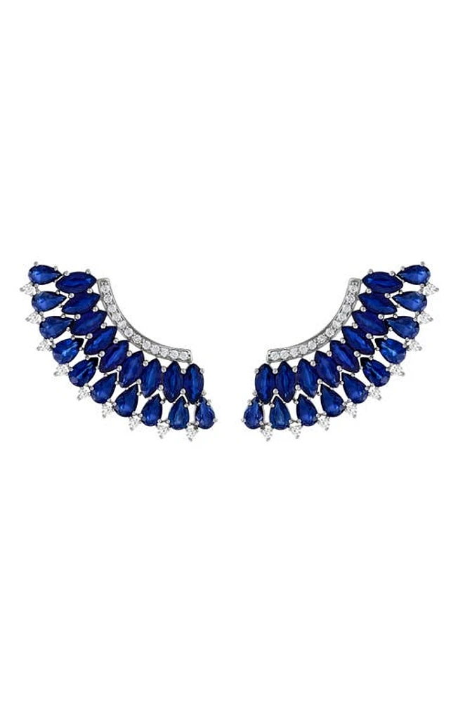 Hueb Mirage Sapphire Earrings in White Gold at Nordstrom