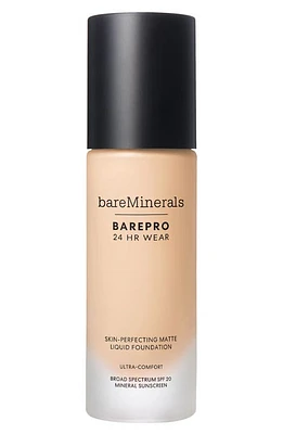 bareMinerals BAREPRO 24HR Wear Skin-Perfecting Matte Liquid Foundation Mineral SPF 20 PA++ in Fair Warm at Nordstrom