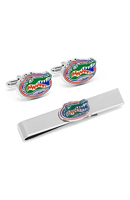 Cufflinks, Inc. NCAA Florida Gators Cuff Links & Tie Bar in Green at Nordstrom