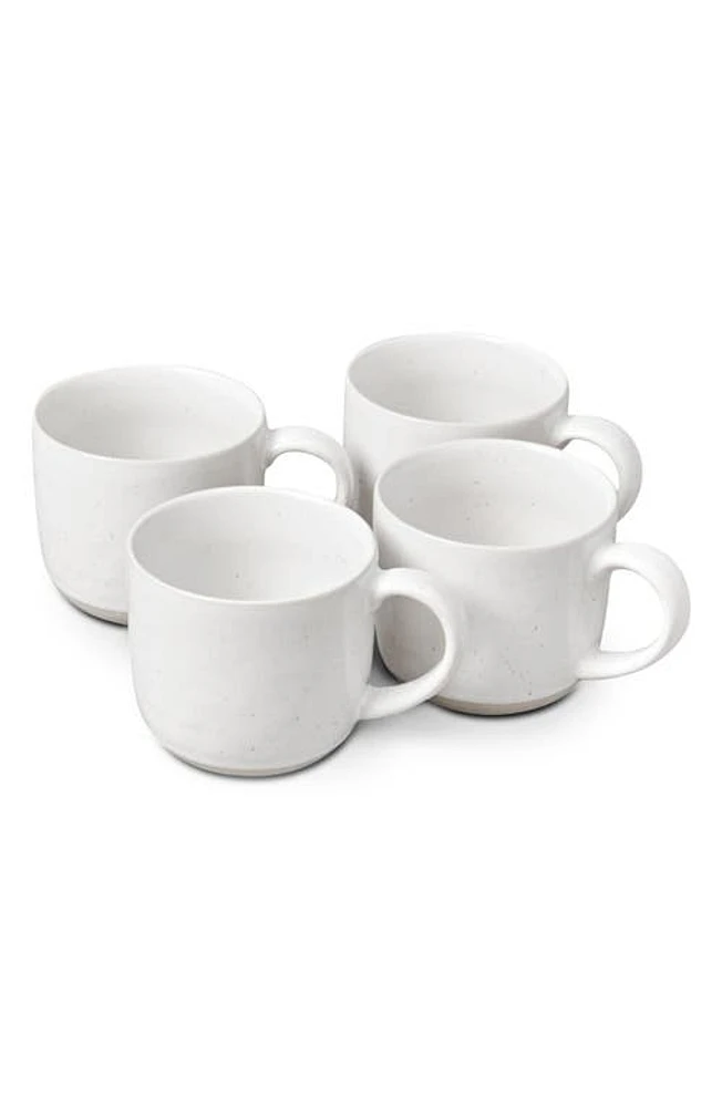 Fable The Mugs Set of 4 Mugs in Speckled White at Nordstrom