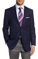 Peter Millar Flynn Classic Fit Wool Blazer Navy at Nordstrom,