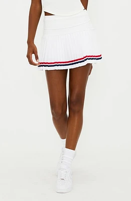 Beach Riot Gloria Stripe Skort in Americana at Nordstrom, Size X-Large