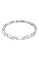 Swarovski Dextera Mixed Link Necklace in Silver at Nordstrom