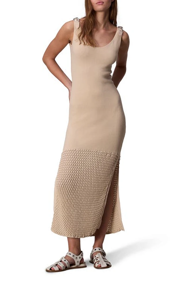 rag & bone Georgia Sleeveless Knit Maxi Dress Beige at Nordstrom,