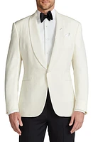 Ralph Lauren Purple Label Gregory Wool Barathea Dinner Jacket Cream at Nordstrom, Us