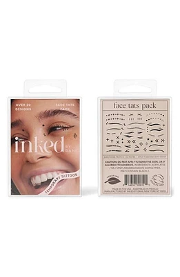 INKED by Dani Face Tats Temporary Tattoos in Black at Nordstrom