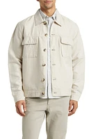 Rodd & Gunn Sawnson Cotton Linen Field Jacket Ecru at Nordstrom,