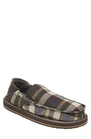 Sanuk Sidewalk Surfer Plaid Slip-On Shoe Peat at Nordstrom,