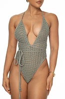 JLUXLABEL Kenna Knit Bodysuit Green at Nordstrom,