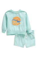 Tucker + Tate Graphic Sweatshirt & Pintuck Shorts at Nordstrom, M