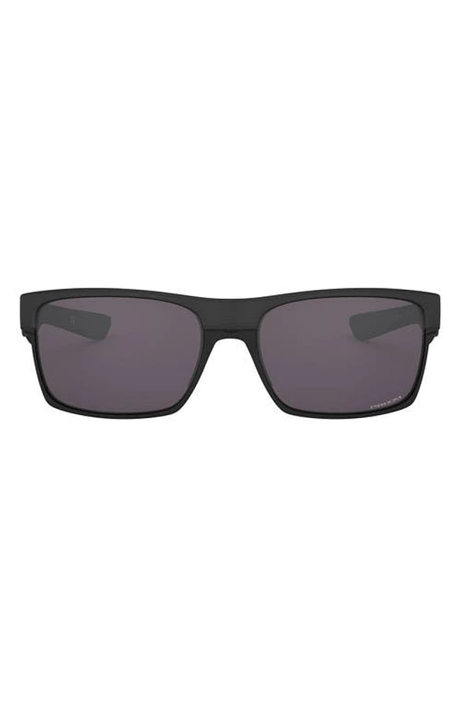 Oakley Twoface 60mm Polarized Rectangular Sunglasses in Grey at Nordstrom