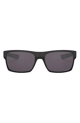 Oakley Twoface 60mm Polarized Rectangular Sunglasses in Grey at Nordstrom