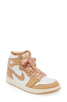 Air Jordan 1 Retro High Top Sneaker Praline/White/Sail at Nordstrom,