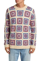 NN07 Crochet Wool Blend Sweater Ecru at Nordstrom,