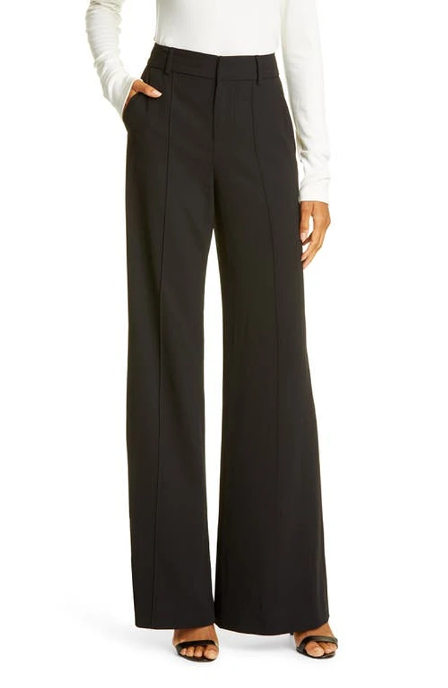 Alice + Olivia Dylan Bootcut Pants Black at Nordstrom,