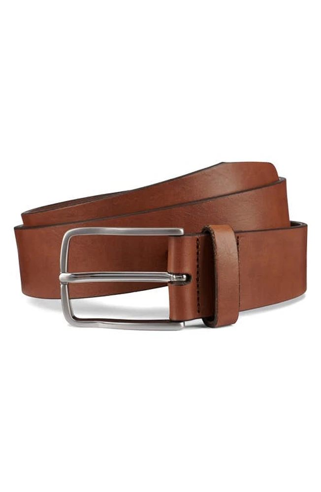 Allen Edmonds Broadway Avenue Leather Belt Walnut Calfskin at Nordstrom,