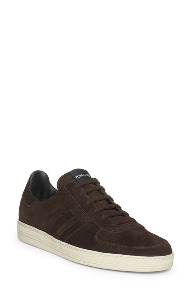 TOM FORD Radcliffe Low Top Sneaker Ebony /Cream at Nordstrom,