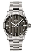 MIDO Multifort Automatic Bracelet Watch, 42mm in Silver/Grey at Nordstrom