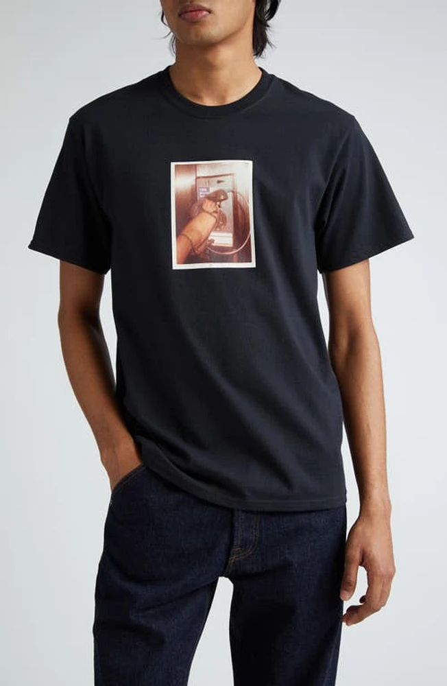 Noah x Antonio Lopez Phone Photo Cotton Graphic T-Shirt in Black at Nordstrom, Size Small