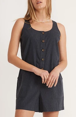 Marine Layer Sydney Patch Pocket Romper India Ink at Nordstrom,