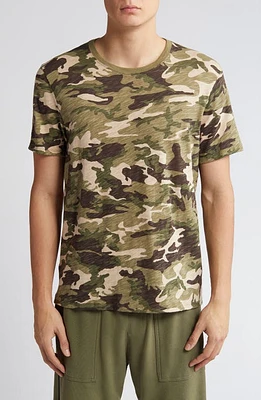 ATM Anthony Thomas Melillo Camo Slub Cotton T-Shirt Classic at Nordstrom,