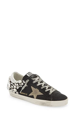 Golden Goose Super-Star Sneaker in Black/Ice/Silver at Nordstrom, Size 9Us