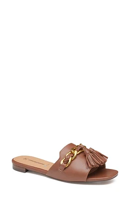 Johnston & Murphy Lilly Slide Sandal Cognac Glove at Nordstrom,