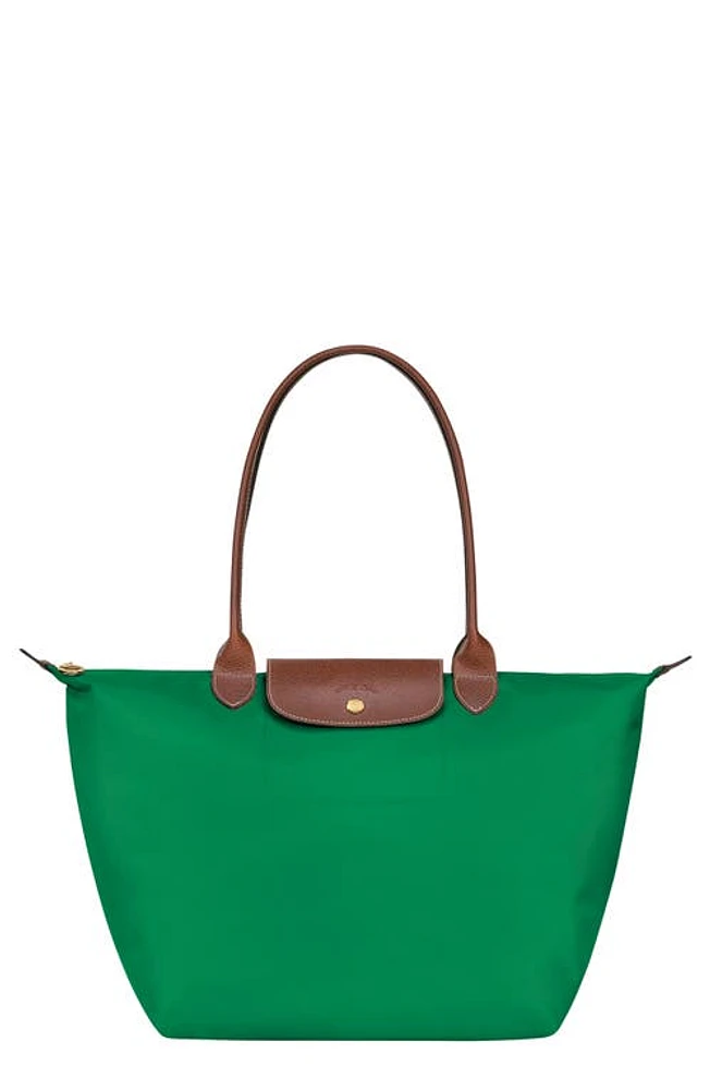 Longchamp Large Le Pliage Tote in Dark Green at Nordstrom