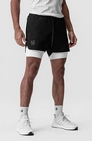 ASRV Tetra-Lite 5-Inch 2-in-1 Lined Shorts Cyber/White at Nordstrom,