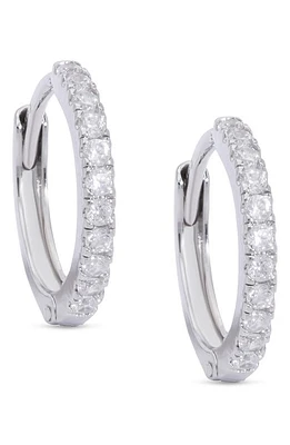 Lily Nily Kids' Pavé Cubic Zirconia Hoop Earrings in at Nordstrom