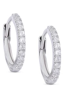 Lily Nily Kids' Pavé Cubic Zirconia Hoop Earrings in at Nordstrom