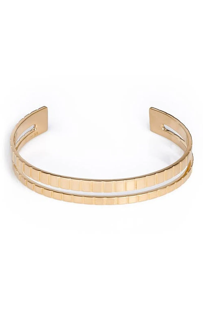 IVI Los Angeles Slim Slot Cuff Bracelet Yellow Gold at Nordstrom,