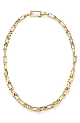 Monica Vinader Alta Capture Necklace in Yellow Gold at Nordstrom, Size 17 In