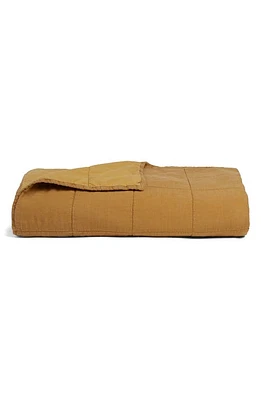 Parachute Linen Box Quilt in Ochre at Nordstrom