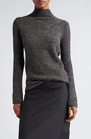 Paloma Wool Widy Open Back Alpaca Blend Sweater Dark Grey at Nordstrom,