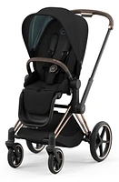 CYBEX Priam 4 Rose Gold & Black Compact Stroller in Deep Black at Nordstrom