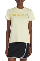 Moncler Embroidered Logo Cotton Crewneck T-Shirt at Nordstrom,